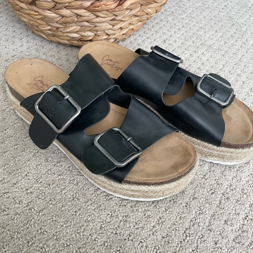 Crown Vintage Platform Espadrilles
